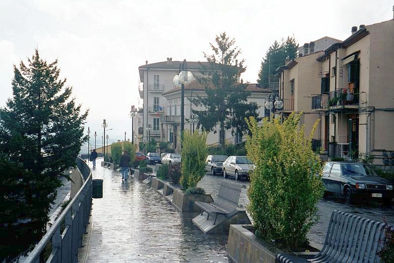 View of Via Roma in Muro Lucano